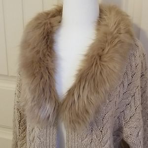 RW&CO Cable Knit Cardigan